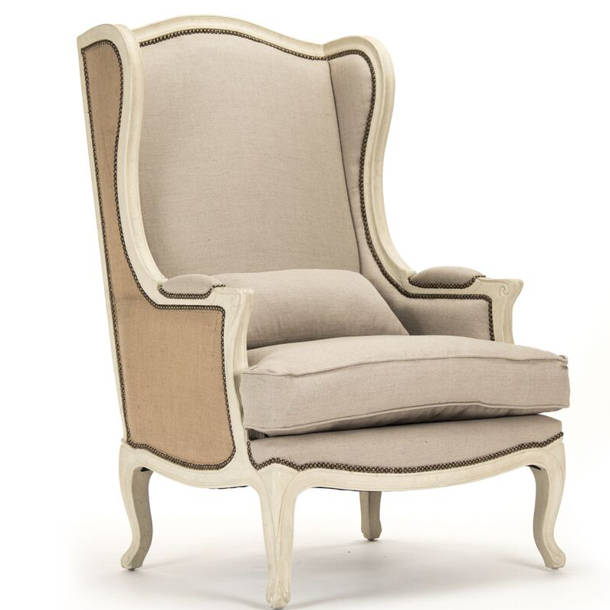 Zentique Leon Wingback Chair Perigold